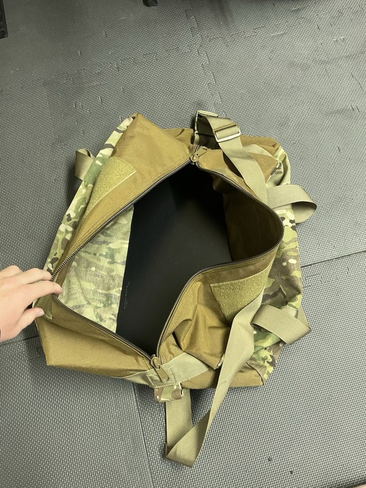 Multicam Tactical Duffel Bag With Shoulder Strap