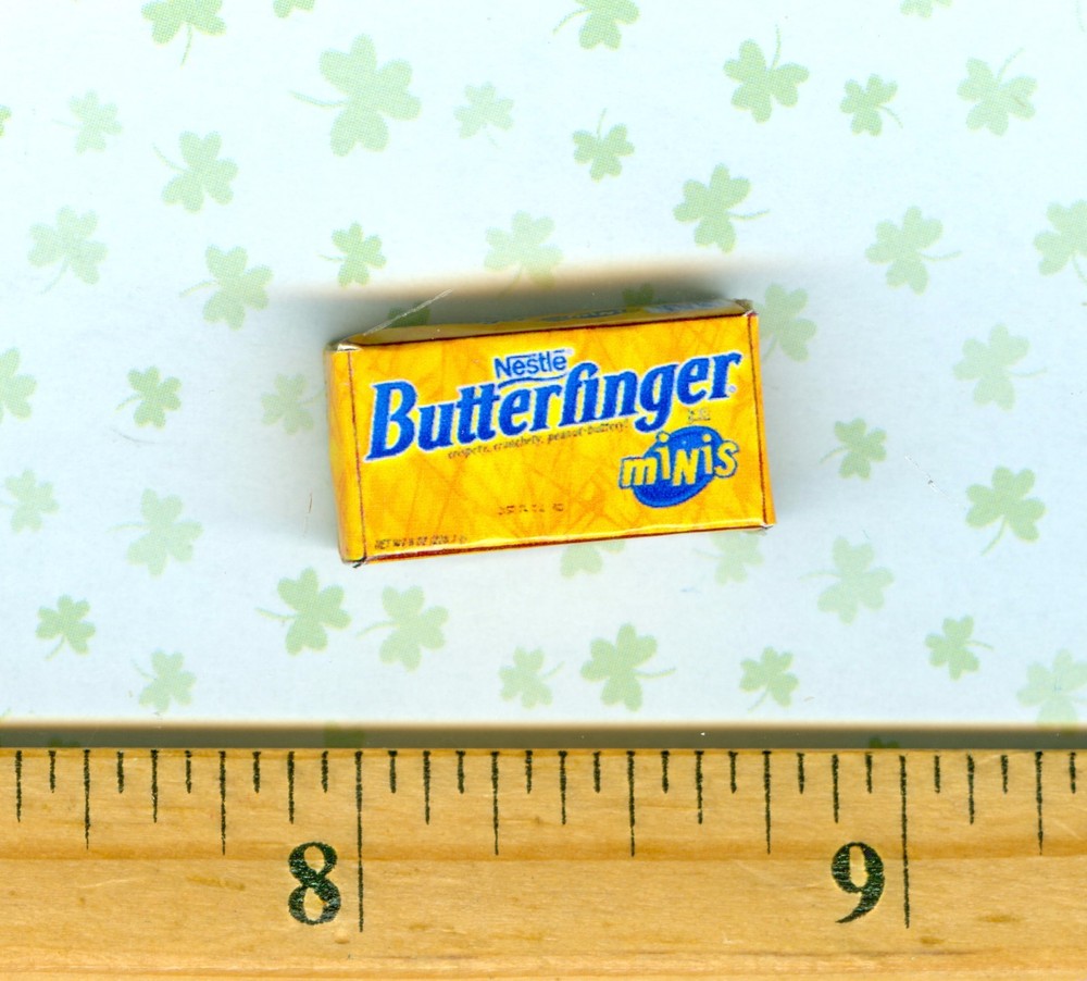 Dollhouse Miniatures Size Mini' Butter Candy Box