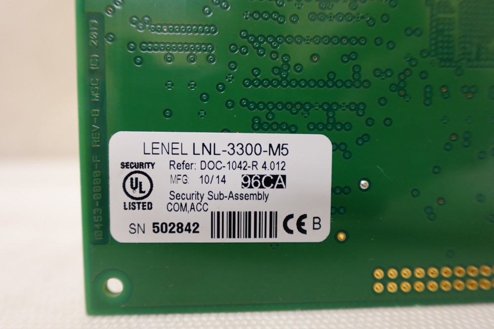 LENEL LNL-3300-M5 M-Series Intelligent System Controller Board PCB Only