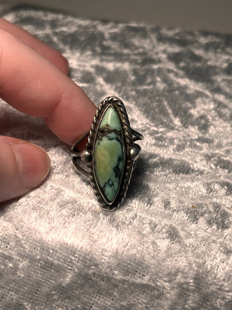 Southwestern Natural Variscite Ring