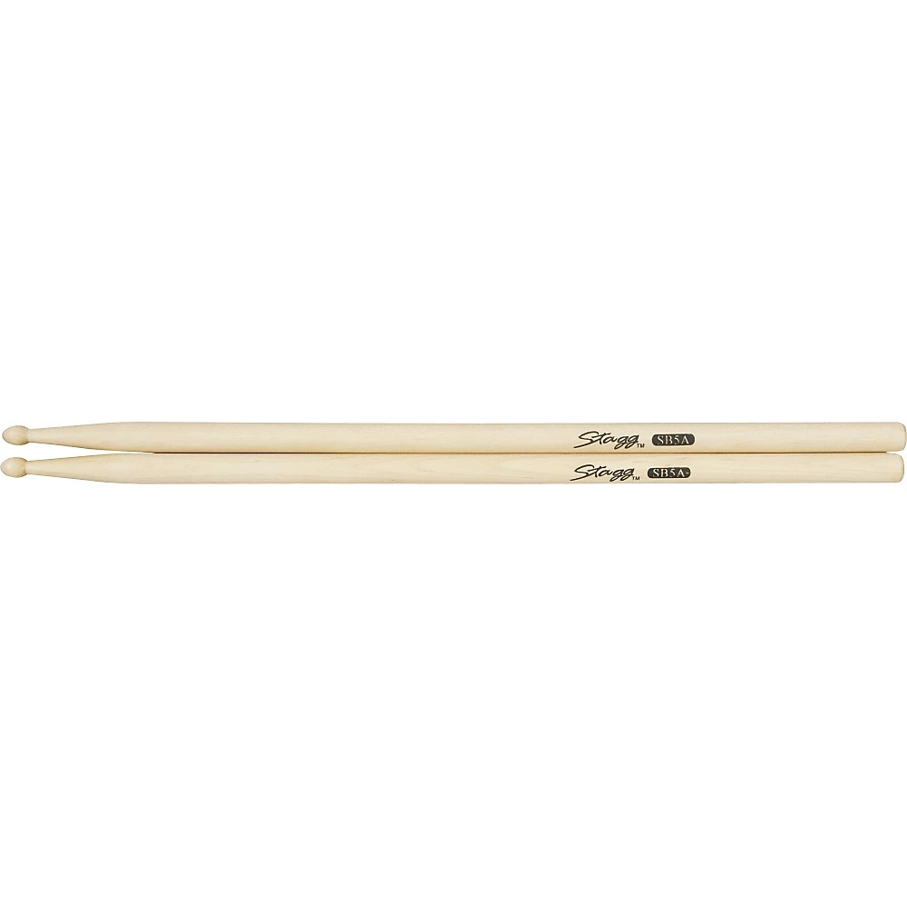 Stagg 12-Pair Birch Drumsticks 5A