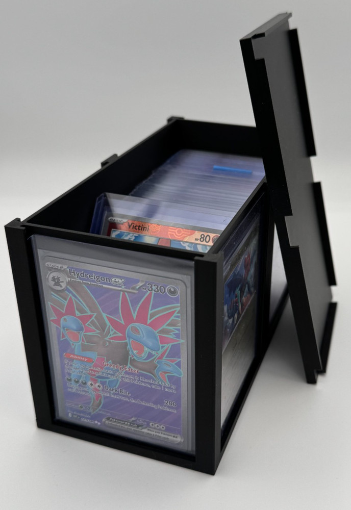Top Loader Display & Storage Box - Displays 6 Top Loaders + Holds 100 Inside