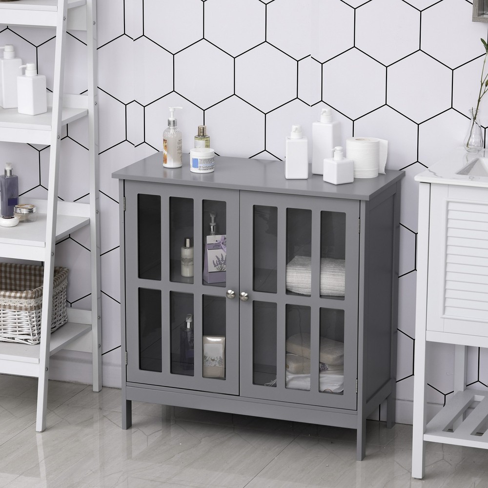 kleankin Sideboard Buffet, Storage Cabinet with 2 Doors, Credenza