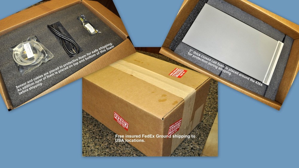 Agilent E4418B EPM RF Power Meter System | 8481A Sensor | E9288A Cable | Case