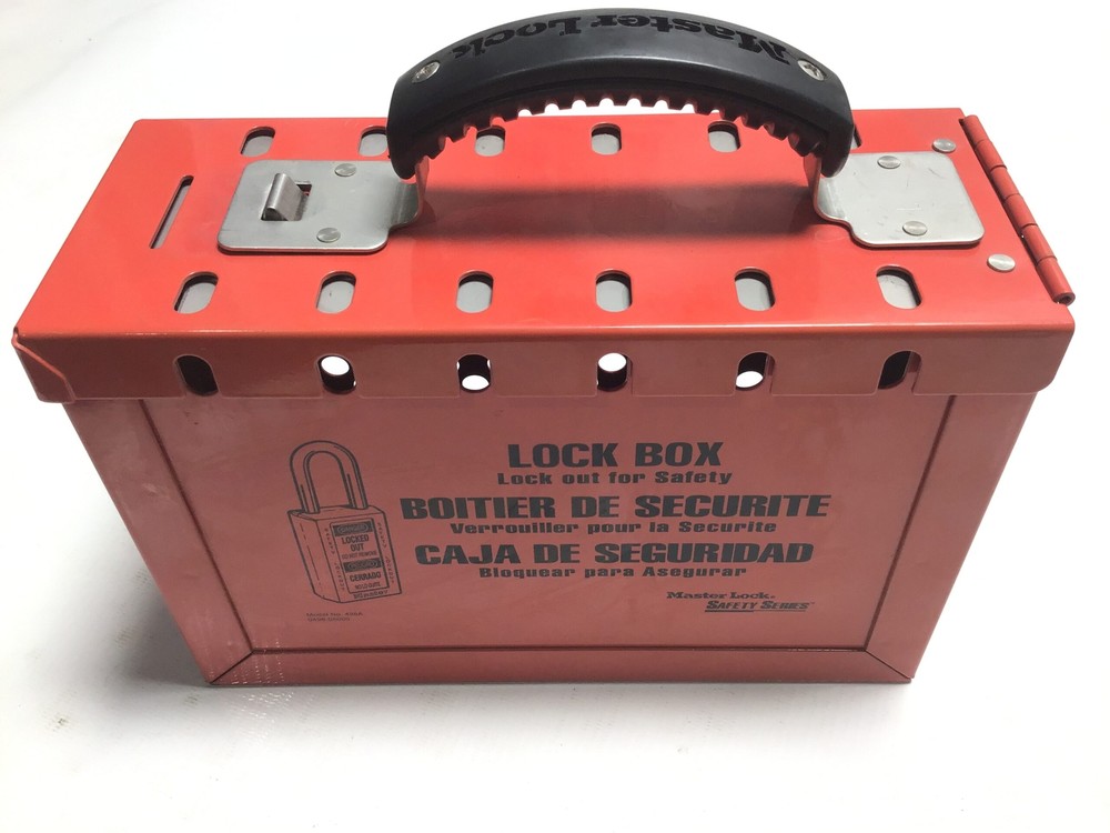 Master Lock 498A Tagout Group Safety Lock Box