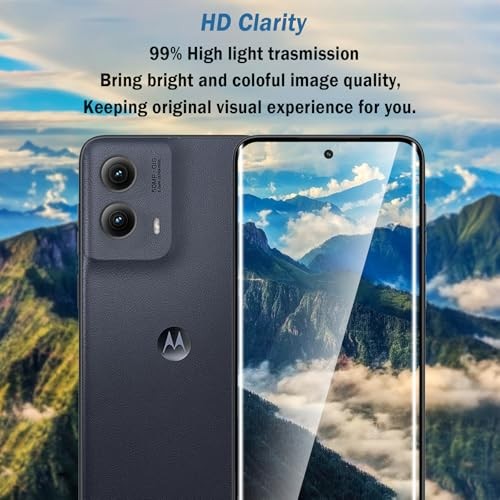 2 Pack 3D Compatible with/2023 Screen Protector,3D Full Motorola Edge 2024