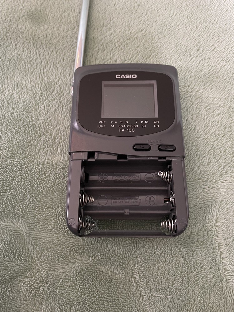 Vintage Casio Model TV-100B Handheld TV