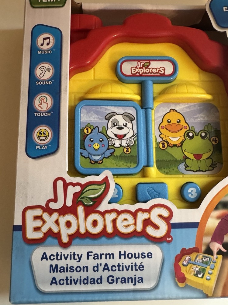 Jr. Explorers Activity Farm House Toy, Multicolor