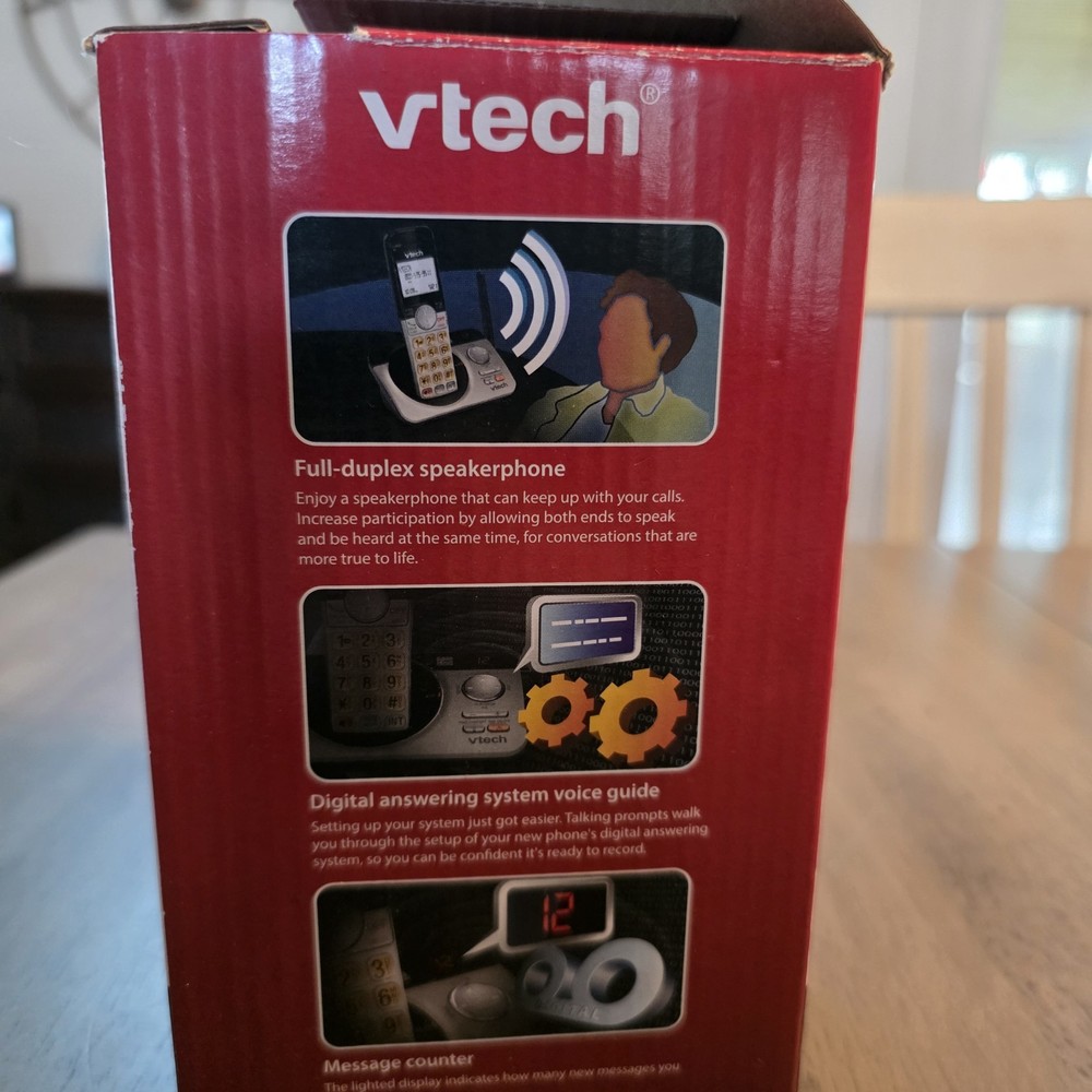 Vtech Cordless Answering System w/ extended range (2 Handset) CS5229-2