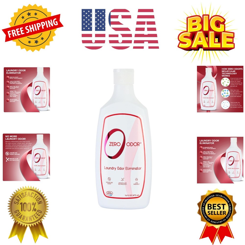 Laundry Odor Eliminator - Permanently Eliminate laundry Odor – Patented Molec...