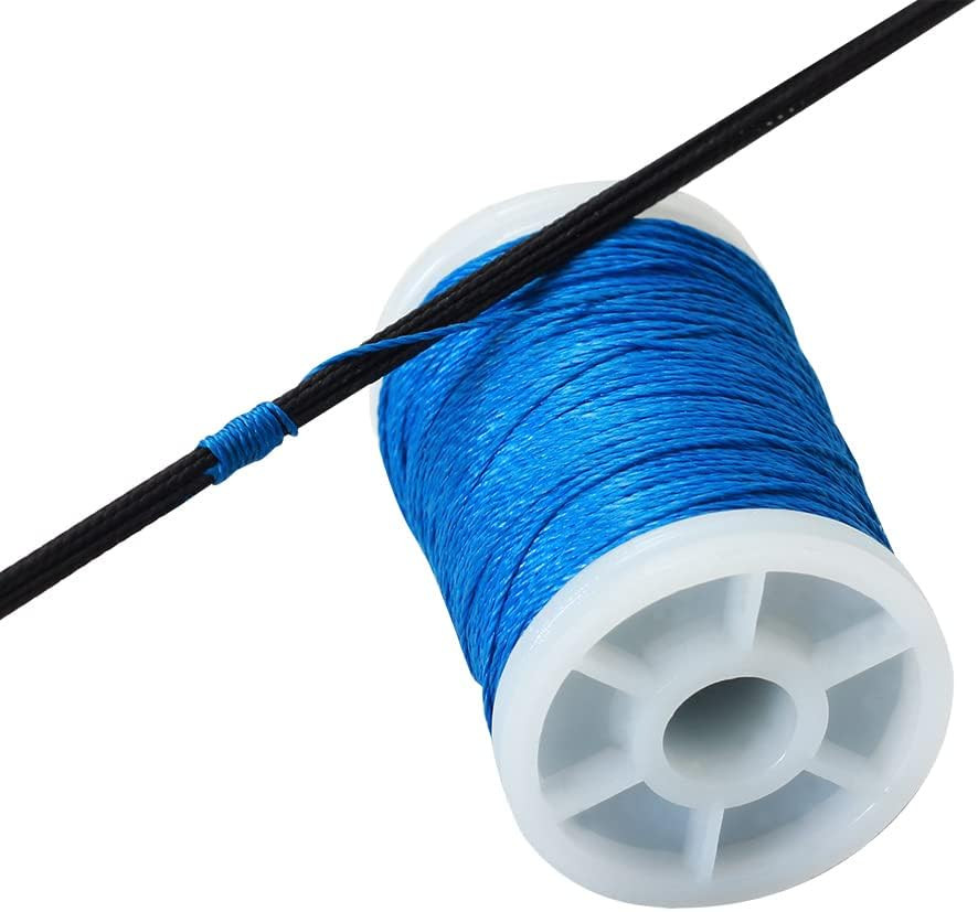 Archery Bow String Serving Thread 131 Yard/120 M Durable Nylon Bowstring Blue