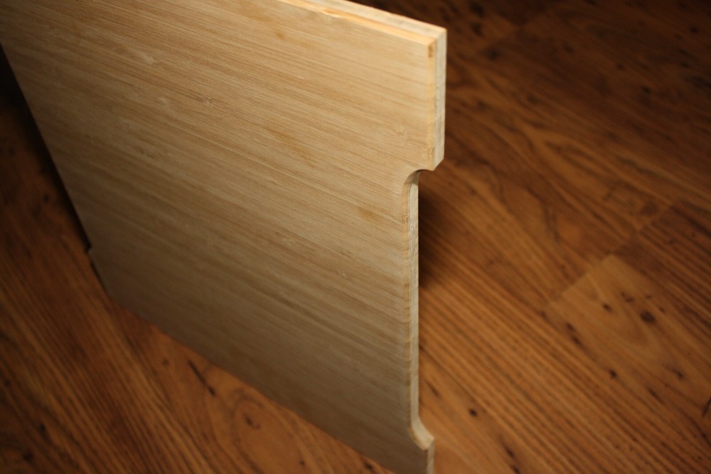 Extra large bamboo cutting board. 15" x 14"