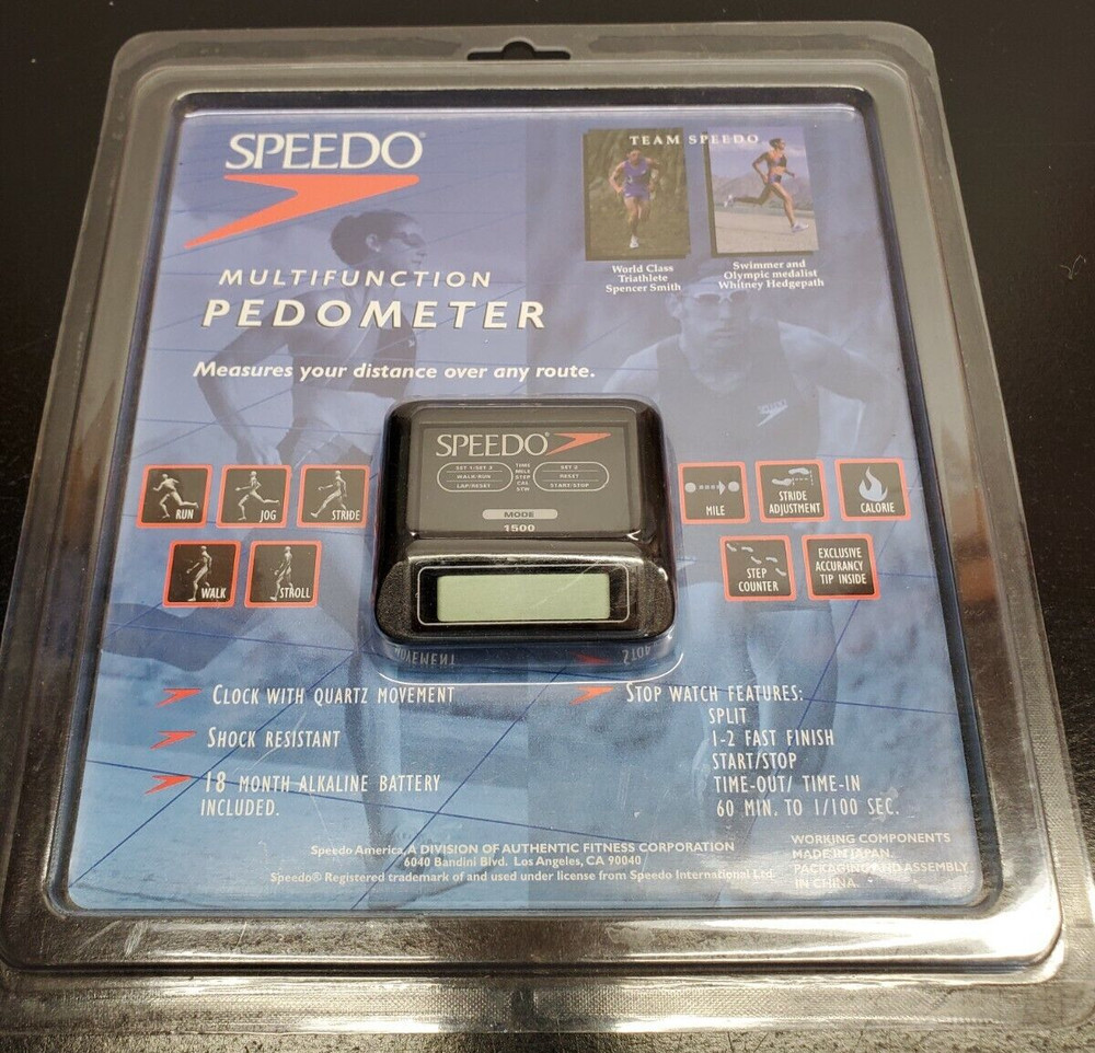 Speedo Multifunction Pedometer - NEW