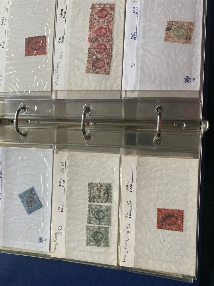 hong kong stamp collection