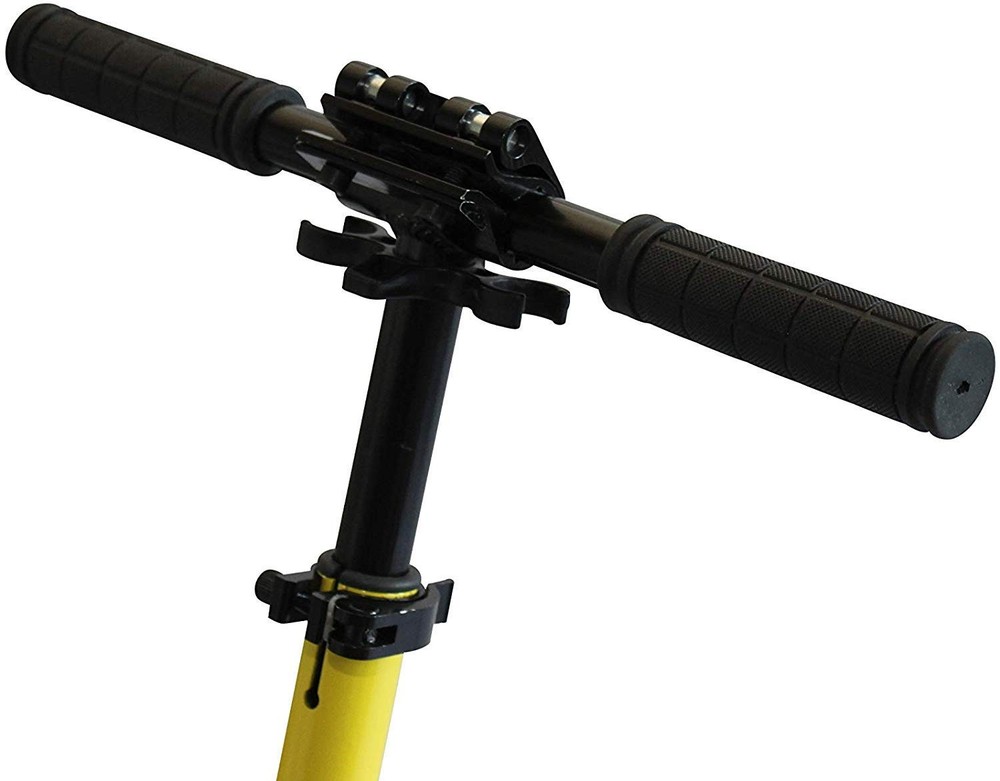 Adjustable Kick Scooter for Adults & Teens, Foldable, AntiShock, Yellow