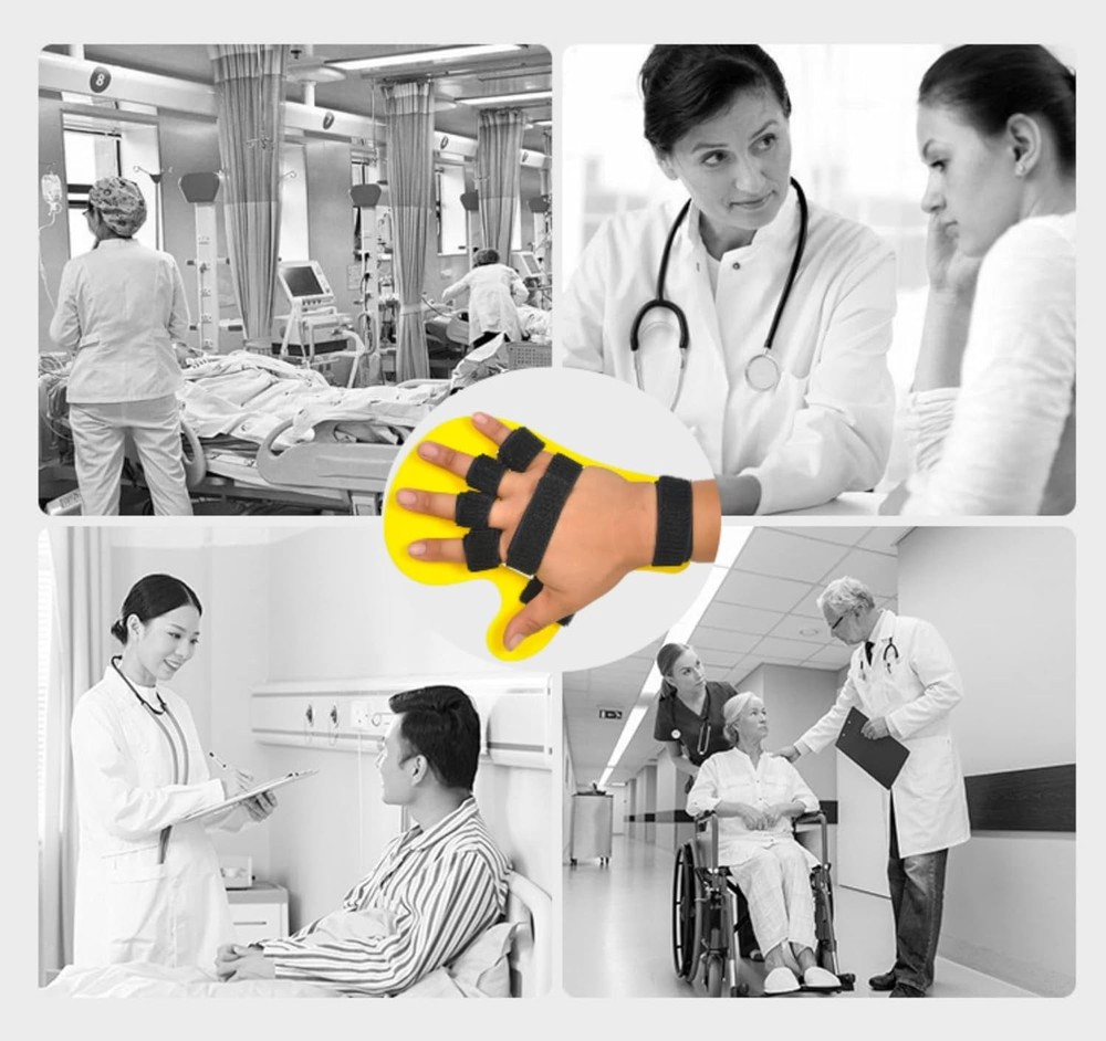 Finger Orthotics, Extended Type Fingerboard Stroke Hand Splint Training Support