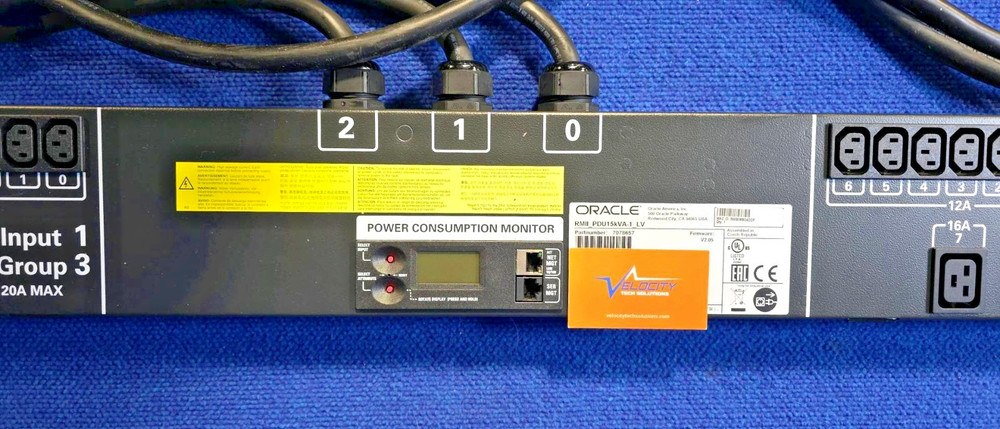 Oracle 7078657 15KVA Single-phase PDU