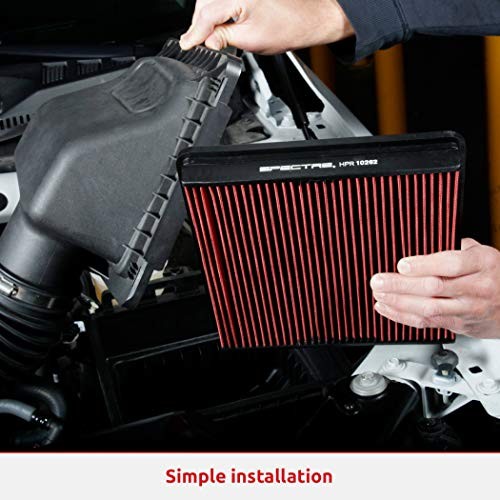 Engine Air Filter: High Performance, Replacement Filter: Fits Select Washable