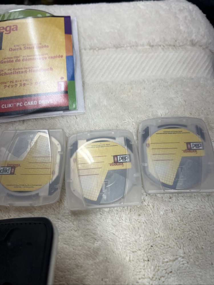 Iomega Click 40! Bundle - UNTESTED sold AS IS