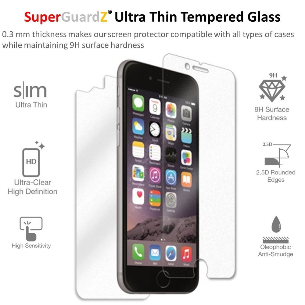 iPhone 8 Plus / 7 Plus FULL BODY [Front + Back] Tempered Glass Screen Protector