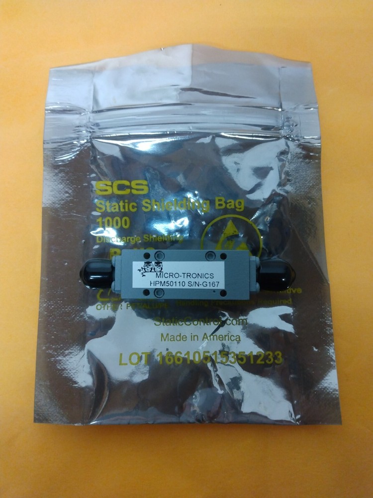 Micro-Tronics HPM50110 SMA HighPass Filter 2.5-18GHz