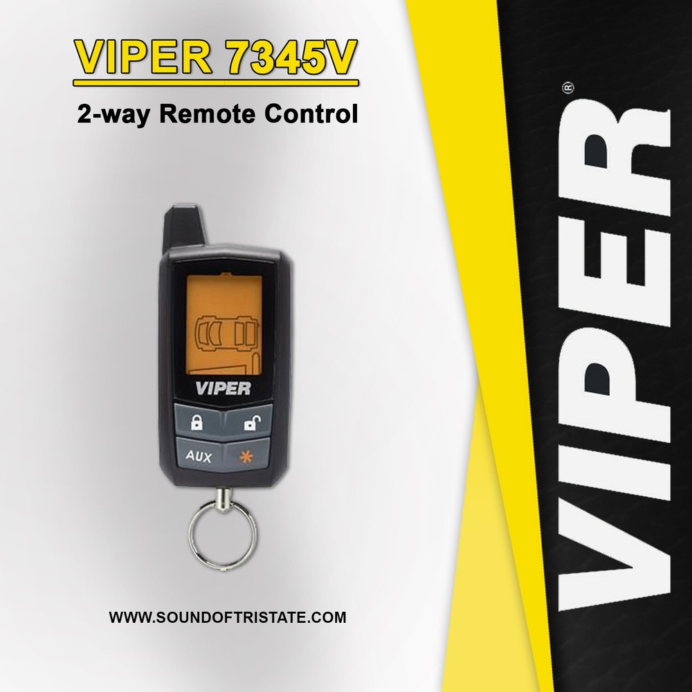 Viper 7345V 2-way Replacement LCD remote for Viper Responder 350 security system