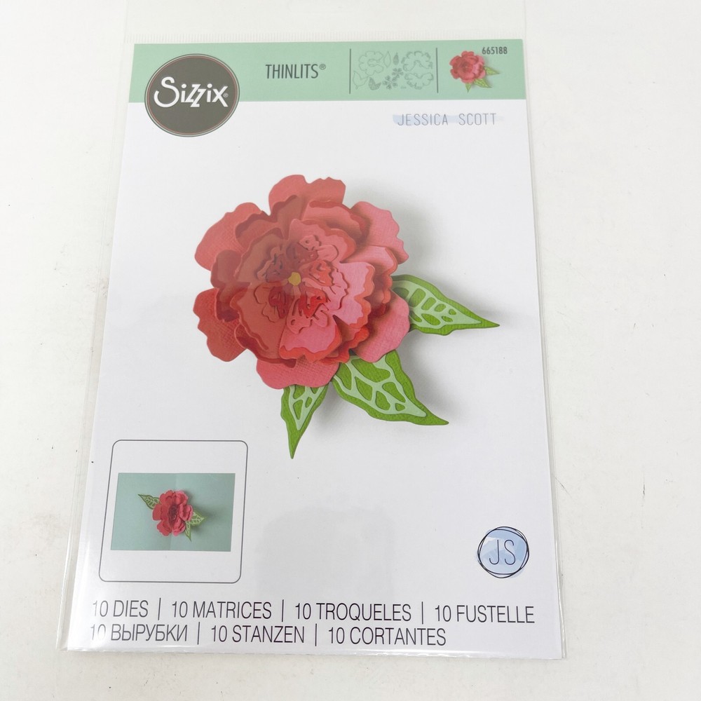 Sizzix Thinlits Floral Cutting Dies Sculpting Foam Summer Bundle NEW