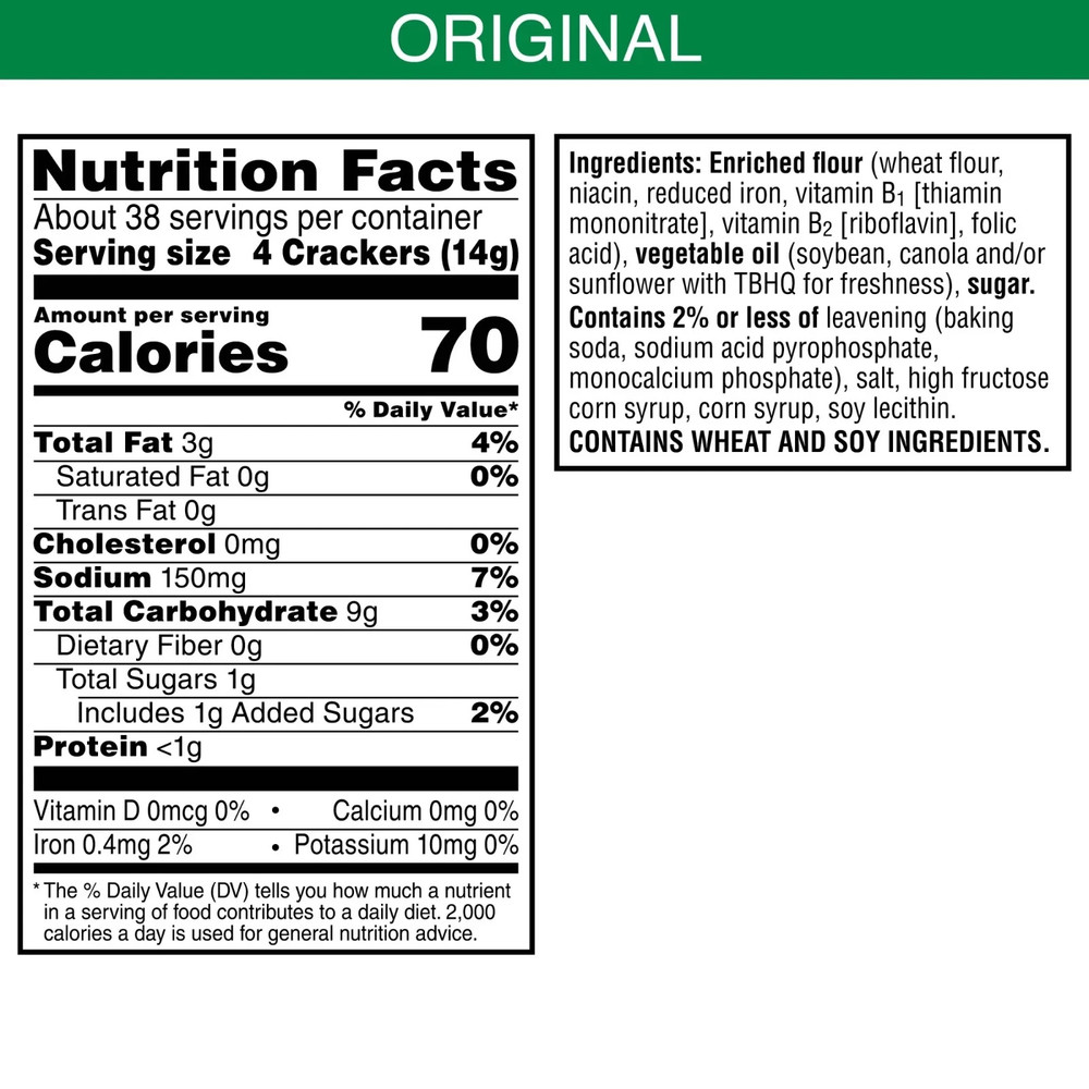 (2 pack) Club Snack Stacks Original Crackers, Lunch Snacks, 9 Count