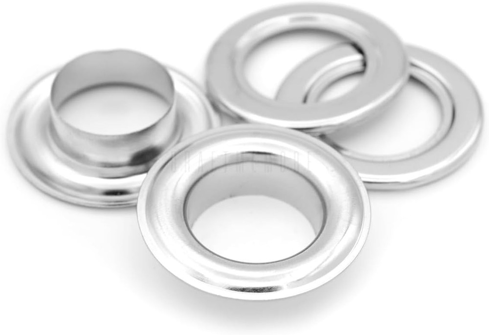 3/4" (19MM) ID Grommets Eyelets with Washers for Clothes, Leather, Canvas Pack o