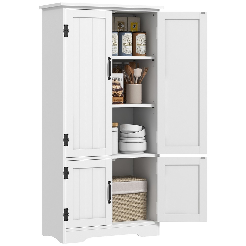 48.5" Kitchen Pantry, Storage Cabinet, Cupboard Organizer
