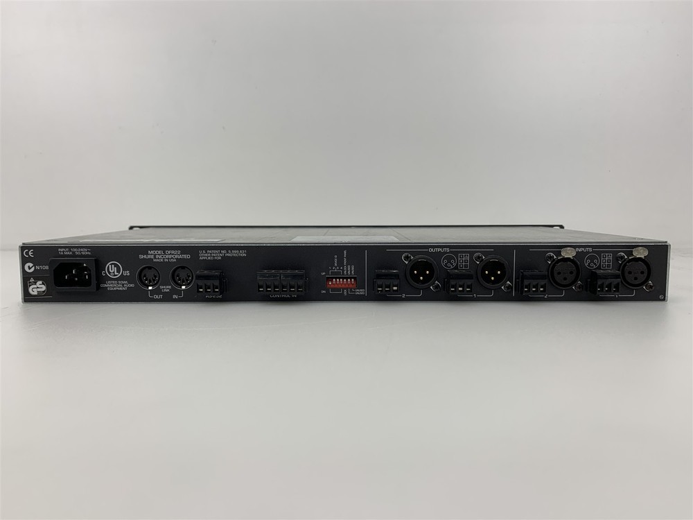 Shure DFR22 Feedback Suppression Processor