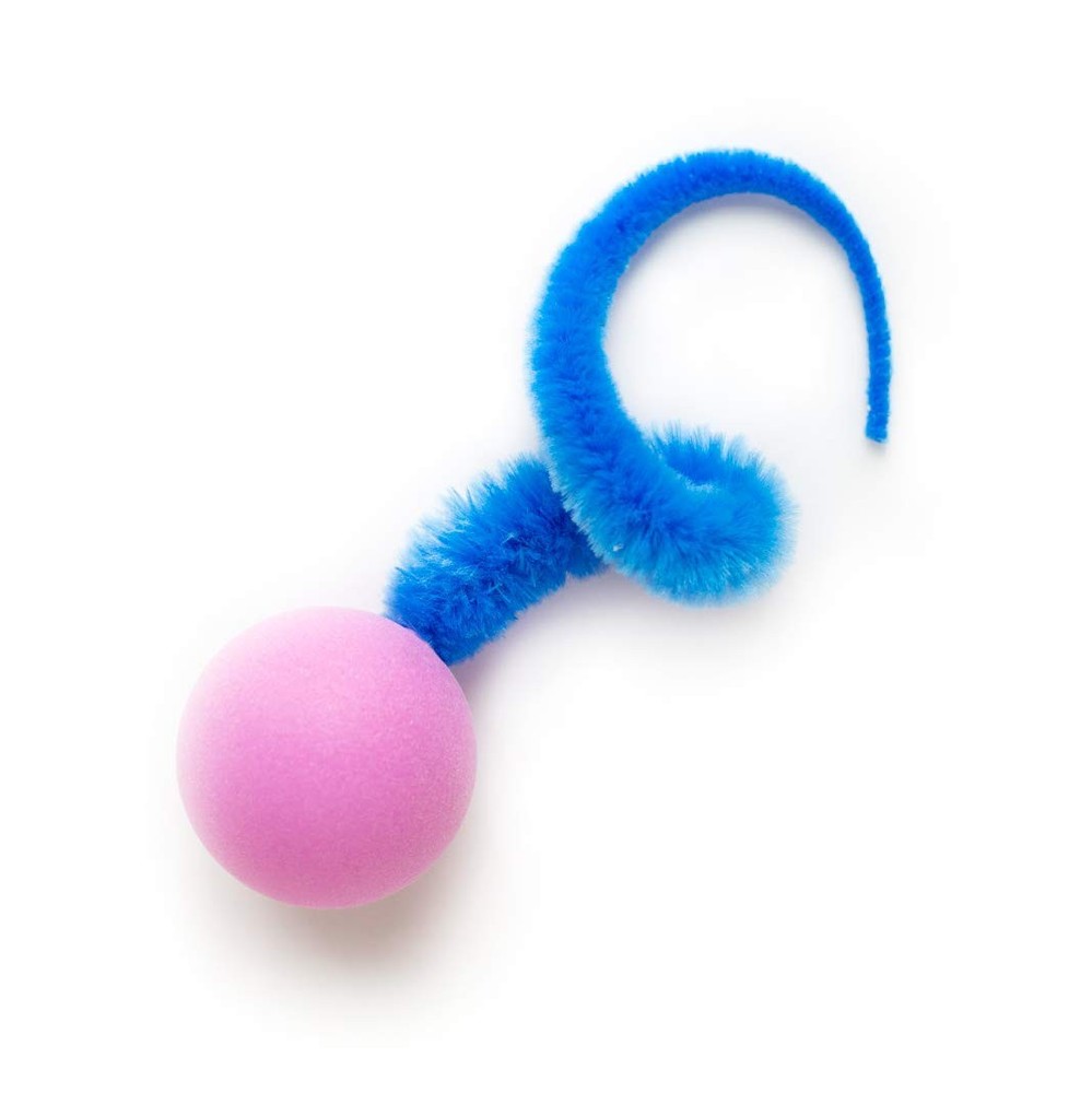 Interactive Cat Toy Wiggly Pong Ball 2 Pack