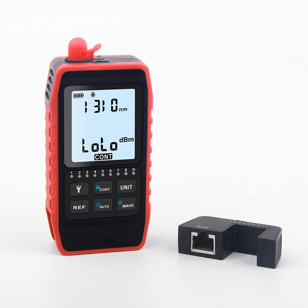 VXSCAN NF-908 MINI Optical Power Meter RJ45 Network Test Portable