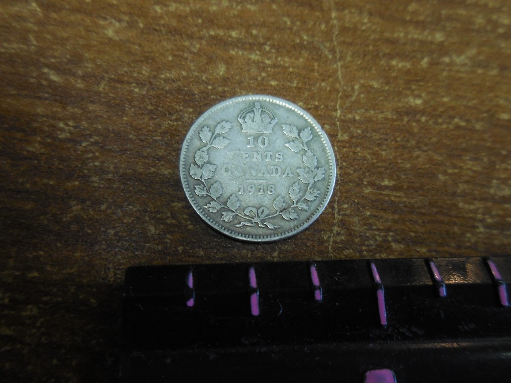 1918 Canadian Ten Cent Piece
