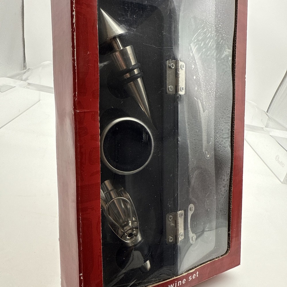 Wineables Wine Bottle Corkscrew and Accessory Set New In Box