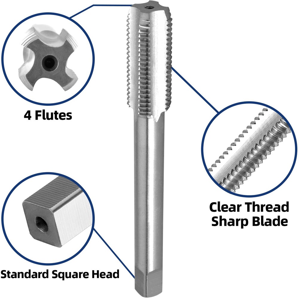 Thread Tap 11/16-16 UN Right Hand HSS Straight Fluted Machine Tool Part