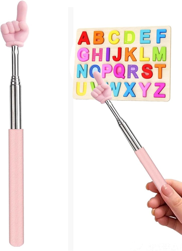 Extendable Teacher Pointer - Versatile, Adjustable, Ergonomic Teaching Aid & Pre