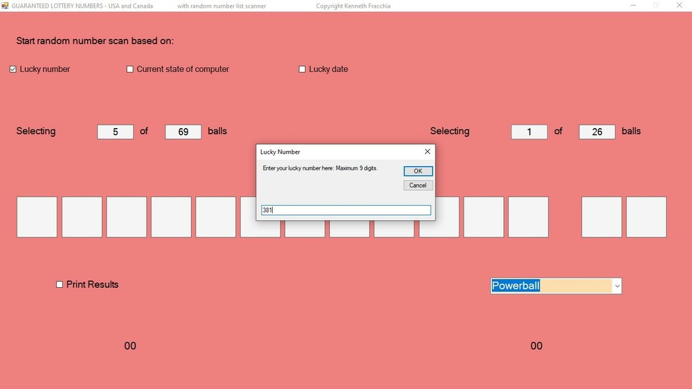 Guaranteed Lottery Numbers software - USB Flash Drive