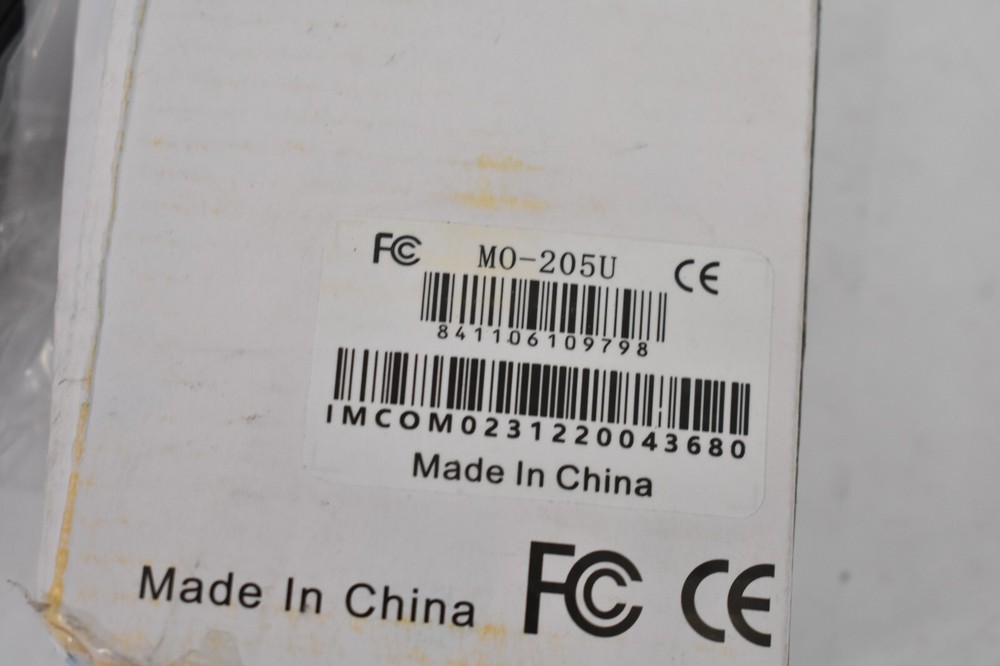 iMicro Computer Mouse Wired USB Optical Click Scroll Wheel AC952B-21 MO-205U
