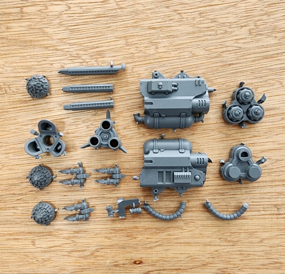 Warhammer 40k Chaos Knight Ruinator Fellbore Bits