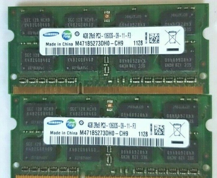 8GB (2x 4GB Kit) Dell latitude E5530 E6220 E6230 E6320 Laptop DDR3 Memory