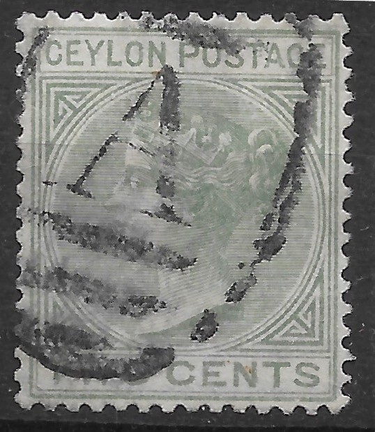 1883  Ceylon Victoria   Sc #86  used VF PM :"A"