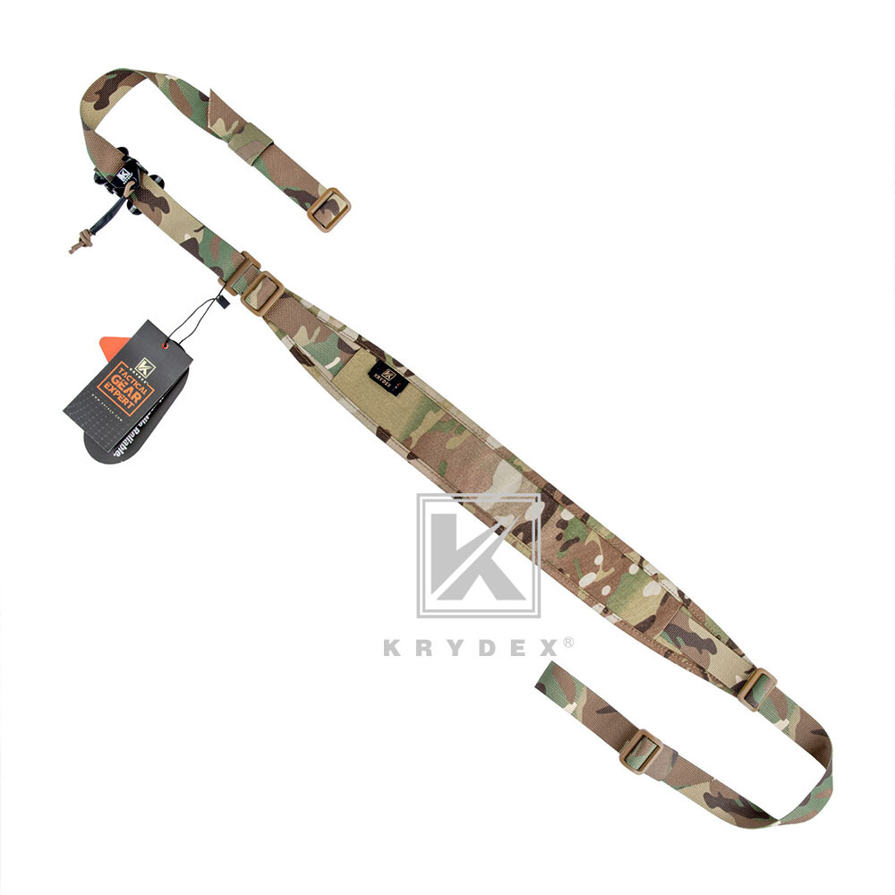 KRYDEX Tactical Sling Strap Modular Slingster Pull Tab Two-Point Quick Adjust