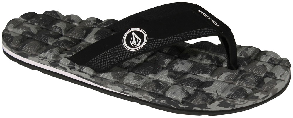 Volcom Recliner Sandal - Grey Combo - New