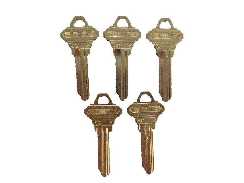 GMS KBLFSCEPB SCHLAGE E KEYWAY CONTROL KEY BLANKS PACK OF 5