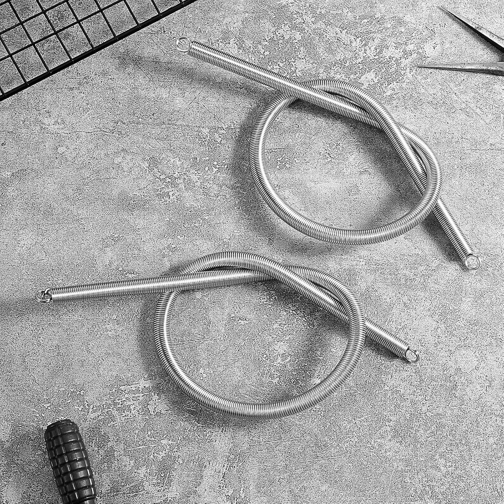 20 Inch Screen Door Spring, 2PCS Long Extension Spring Silver