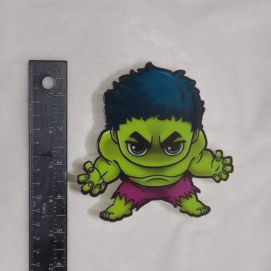 Marvel Avengers 3DLightFX 3D Hulk Mini Cartoon LED Cordless Night Light Decor