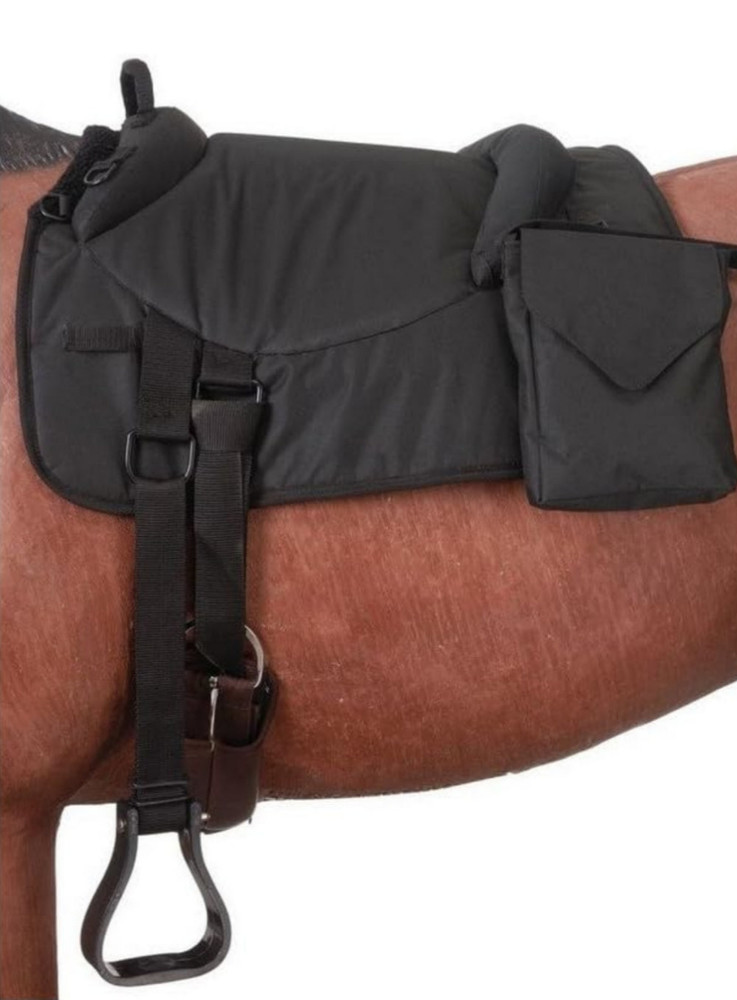 Tough 1 Black Nylon Bareback Seat