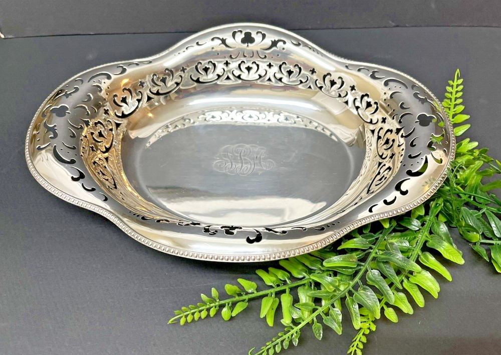 Tiffany & Co Sterling Silver Serving Dish 11" Long #15827 426 Grams.