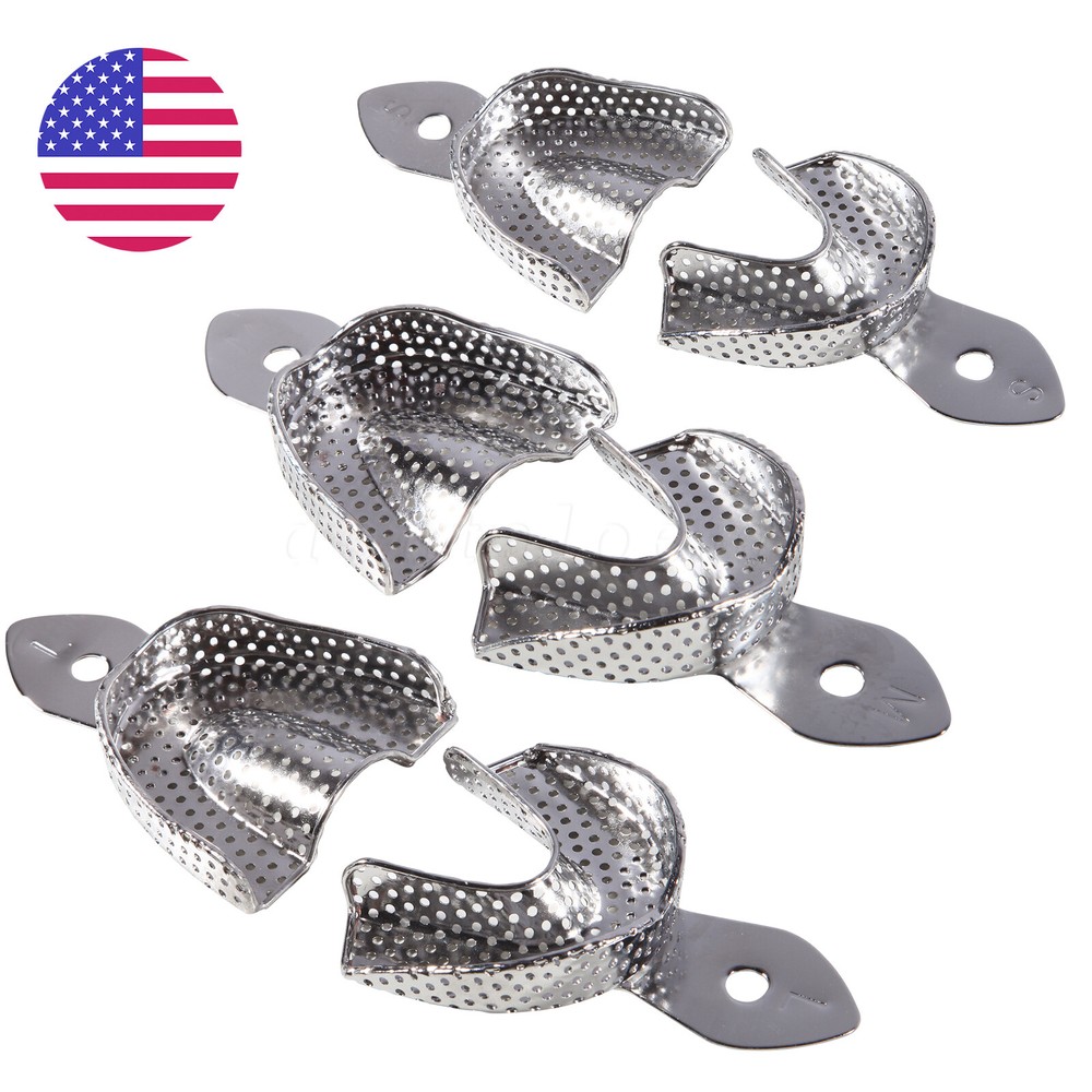 Autoclave Perforated Dental Impression Trays Upper + Lower
